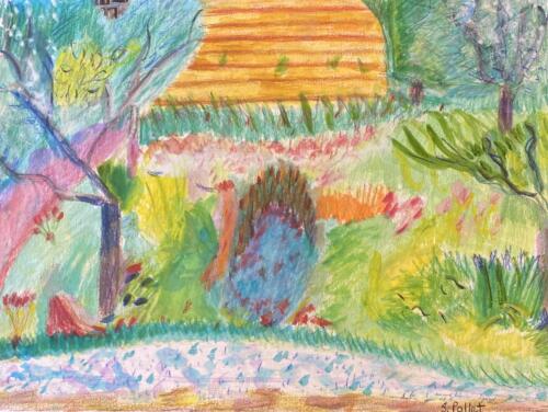Garden Delights9”X 12”Watercolor and Pencil