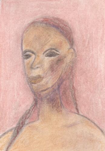 Live Model5”X 7”Pastel and Pencil