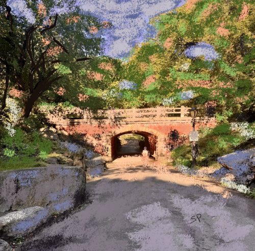 Central Park Brick Bridge