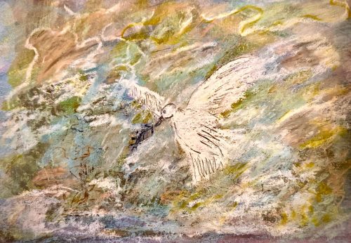 Heaven7”X10”Acrylics and Pastels on Paper