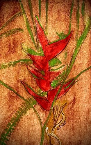 Bird of Paradise5.5”X 8.5”Acrylic, Gouache, Pastel PencilsSold