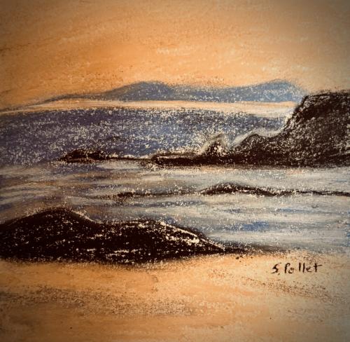 Island Life Series5.5”X 8.5”Pastels on Paper