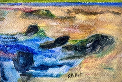 Island Life Series5.5”X 8.5”Pastels on Paper