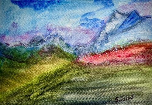Island Life Series5.5”X 8.5”Pastels and Watercolors on Paper