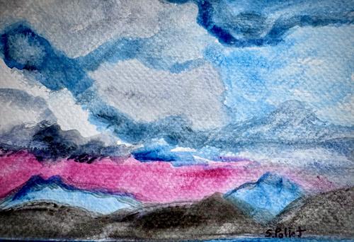 Island Life Series5.5”X 8.5”Pastels and Watercolors on Paper