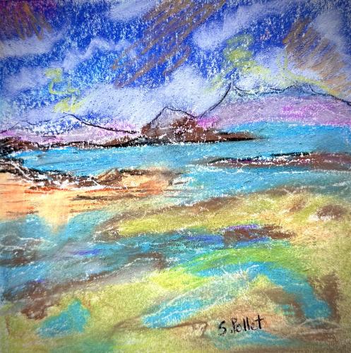 Island Life Series5.5”X 8.5”Pastels and Watercolors on Paper