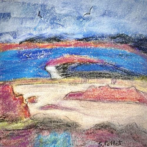 Island Life Series5.5”X 8.5”Pastels on Paper