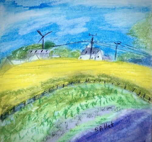 Island Life Series5.5”X 8.5”Pastels on Paper