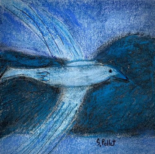Peace5.5”X 8.5”Pastels on Paper