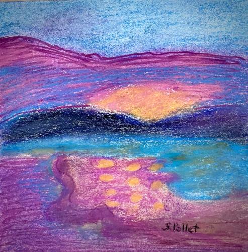 Island Life Series5.5”X 8.5”Pastels on Paper