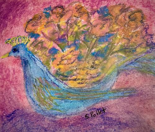 Peace5.5”X 8.5”Pastels on Paper