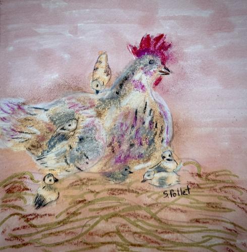Island Life Series5.5”X 8.5”Pastels on Paper