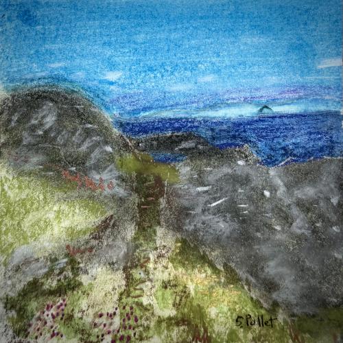 Island Life Series5.5”X 8.5”Pastels on Paper
