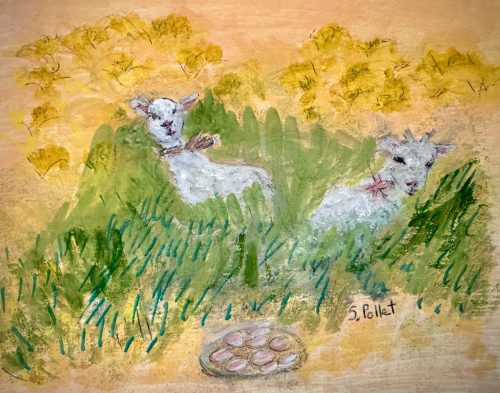 The Meek Shall Inherit The Earth5.5”X 8.5”Pastels on Paper