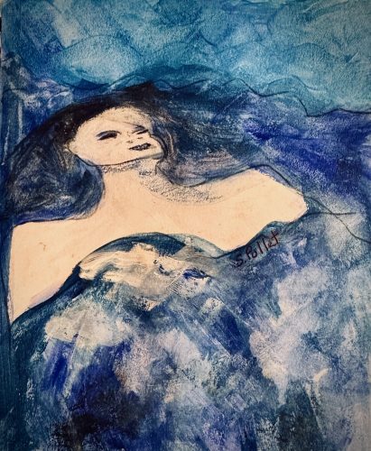 Unsinkable5.8”x 8.3”Acrylics and Pastels on Paper