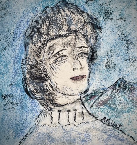 Victoriana5.5”X 8.5”Acrylics and Pastels on Paper