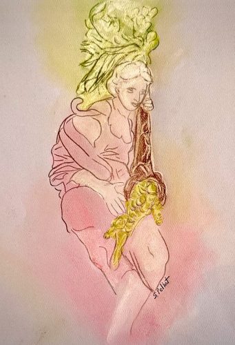 Abundance5.8”x 8.3”Acrylics and Pastels on Paper