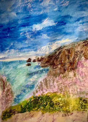 Coastal Colors7”X10”Acrylics and Pastels on Paper