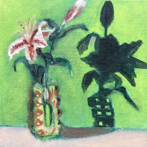 Still Life With Shadow6”X 6”Oil